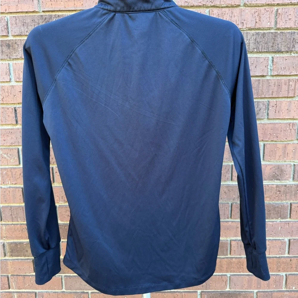 Stadium Athletics Ole Miss Rebels Womens Size Medium 1/4 Zip Navy L/S Shirt Top - Picture 4 of 8